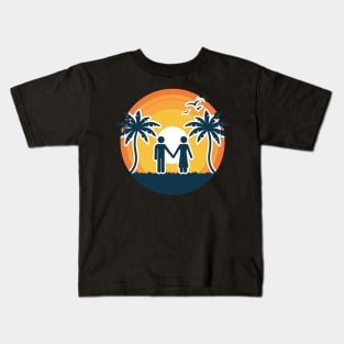 Sunset Together Kids T-Shirt